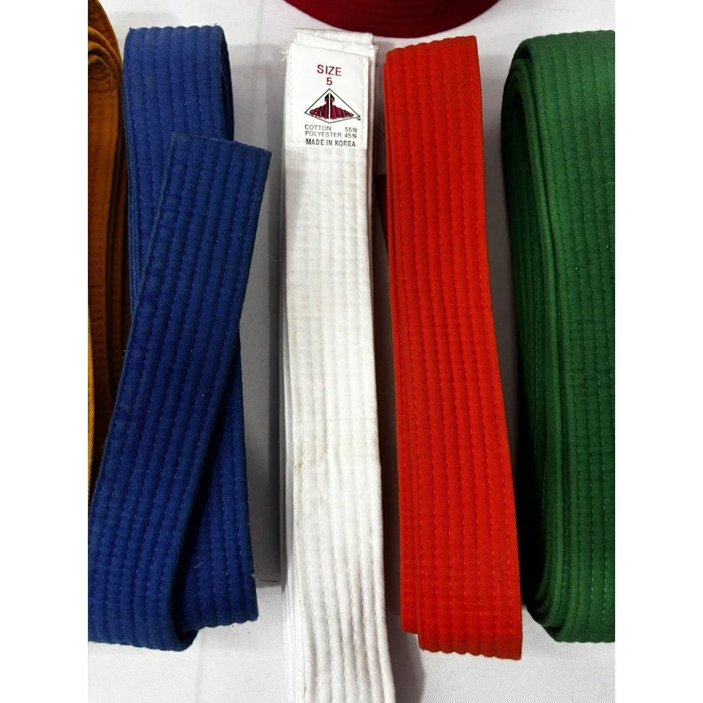 9 Karate Belts Different Levels Martial Arts‎ Taekwondo Martial Arts